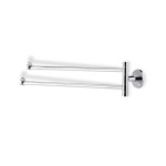 14 Inch Swivel Double Towel Bar Made in Brass | Towel bar, Chrome towel bar, Nameeks