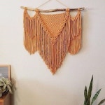 • 인테리어소품 홈데코 최애아이템 마크라메 * macrame wall hanging 마크라메월행잉 in 2020 | Macrame design, Fabric crafts... 