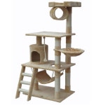 $87 - Beige Cat Playhouse - www.cattreehouseshop.com | 가구, 개와 고양이, 고양이 집