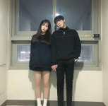 Korean friend/couple icons tumblr/ulzzang @안느 | Parejas, Coreanas