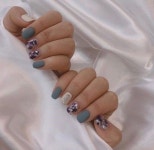 • Nail Design 자개 네일 ✨영롱함보소~! 2019 | 네일 아이디어, 옴브레 네일, 네일아트