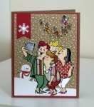 Oh Snap...Its Santa by Kalla Walla - Cards and Paper Crafts at Splitcoaststampers | Art impressions cards, Art impressions stamps... 