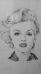 A pencil sketch i drew of marilyn monroe #marilynmonroe #pencilsketch | 연필