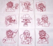 Raggedy Ann and Andy | 퀼트, 스티치