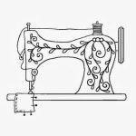 빈티지 쏘잉 자수도안 : 네이버 블로그 | Broderie machine à coudre, Motifs de broderie vintage, Broderie en rouge