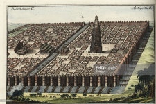 The city walls of Babylon surrounding the hanging gardens and the...(이미지 포함)
