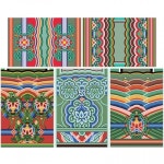 [보리보리/후추통(문구,팬시)]한국의 단청엽서 5종set - 6탄 : boribori | 한국의 미술, 팬시