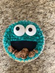 Cookie Monster cake | Monster cake, Monster cookies, Cookie monster cake