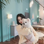 Instagram의 김다빈 , 데이빈님: “너무 사랑스러운 우리 이크랑🐶 💕 #다비의동물농장” | 의