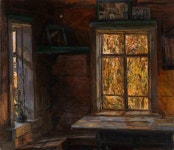 Autumn Gold - Gritsay Alexander , 1977-87 Russian.1950 – 1988 Oil on canvas, 71 х 81,5 cm. | 그림
