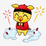 새해 김 돼지 및 불꽃놀이, 향미 및, 길한, 검은무료 다운로드를위한 PNG 및 PSD 파일 | Bart simpson, Character, Lisa simpson