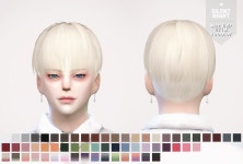 MODEL : BIN 이 머리 나름 자주 쓰는데 왜..........이제서야 ? ....오늘도 열일하는 두노 비니. ... | 심즈 헤어, 심즈 3, 인어 그림