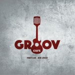 Logo for Groov Café, a nice place in Montclair, NJ serving smoothies, vegetarian food and live music | 로고