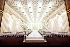 [웨딩홀] 더 리버사이드호텔, 2016 S/S 브라이덜 페어 프라이빗 웨딩체험 개최 | 천장 디자인, 연회장, 디자인