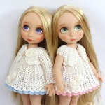 (모모 아뜰리에ㅡ로즈원피스) #베이비돌인형옷 #베이비돌라푼젤... 뜨개 #뜨개인형옷  #모모 아뜰리에##인형옷뜨기#베이비돌# | 인형 옷, 인형, 옷