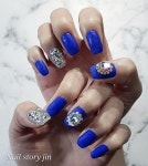 • Nail Design 컬러별 네일디자인 * 코발트블루 네일 (Cobalt Blue Nail ) : 네이버 블로그 | 네일, 코발트블루, 네일 디자인