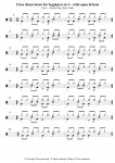 Drum sheet music에 있는 Catherine Tepper님의 핀 | Pinterest Drum sheet music