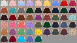 Gathering Tier Mini skirt_v1_single colors_개더링 티어 미니 스커트 단색 버전_여자 치마 (With images)