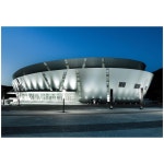 Stadium of Taekwondowon, Academy of World Taekwondo 태권도원  #taekwondowon #taekwondo #koreanarchitecture #stadium... 