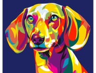 Rainbow Dachshund - | 팝아트, 색