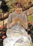María Suu @MariaSuu  ·  5월 24일 Mary Cassatt: Mujer cosiendo al sol #DonneInNatura @alecoscino @PSaintpre @LuciaTassan... 