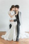 KOREAN WEDDING E-010 NOIRBLANC STUDIO - 2020 | 레이스 웨딩드레스, 웨딩드레스, 스튜디오