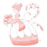 #그림 #낙서 #한복 #한복일러스트 #퓨전한복 #공주님 #선물 #분홍 #꽃 #페인터 #doodle #illustration #art #pink #lineart #hanbok... 