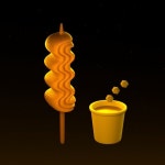 おでん fish cake 꼬치오뎅 3d modeling