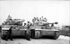 Tiger I number 221 and 224 of Schwere Panzer Abteilung 501 winter camo eastern front. | 제2차 세계대전, 세계 대전, 탱크