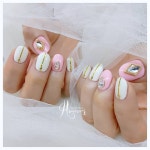 혀니네일💎양덕네일(@hyeoni_nail)님: ⠀ #핑크네일 #스와네일 #새해복많이받으세요 ⠀ ⠀ ⠀ ⠀ 💅네일아트 💋속눈썹펌(혀니펌,티나래... 