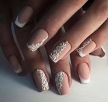 Pin by 윤희 최 on 네일 | Bridal nails, Lace nails, Nail art designs