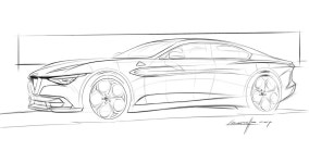 5 - @carstyle.25 su Instagram: Alfa sketch ___________ #alfaromeo #cardesign #car #design #conceptcar #carsketch #… | 자동차... 
