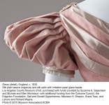 1830 silk sleeve detail. | 패턴, 옷, 의상