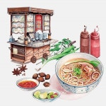 ปักพินโดย Nis ใน 음식 | ภาพศิลปะ, ภาพสเก็ต... 