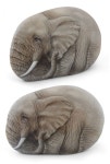 Elefante africano - acrilico su pietra - cm. 16 | 조약돌