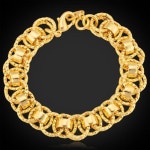 Bracelet. Jewelry Yellow Gold Color 13MM 21CM Hot Fashion Bracelets & Bangles H368Deep discounts on over 300 products that enhance... 