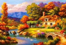 Landscape paintings1에 있는 Mina Lee님의 핀 | 조경 그림, 풍경 그림, 풍경화