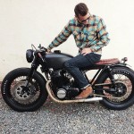 CB 125 honda black cafe racer | Cb 450 custom, Cafe racer, Motos