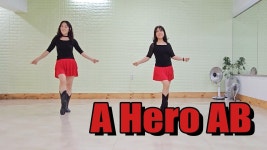 [진현숙LineDance] A Hero AB | Absolute Beginner | 라인댄스와 함께 오늘도 건행~! - 2023
