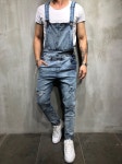 Men Denim Overall Bib Jumper Jeans - Blue 3884 | 패션