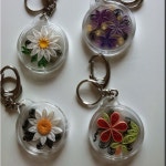 more quilling designs as keychains | 공예