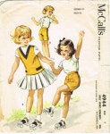 1950s Vintage McCalls Sewing Pattern 4944 Helen Lee Girls(이미지 포함) | 오버롤