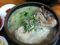 参鶏湯(삼계탕) @土俗村(토속촌), Korea | 参鶏湯, 美味しそう, 作る