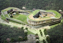 청심 국제 초등학교 | 그린 루프, 자연 친화적 건축, 친환경 건축