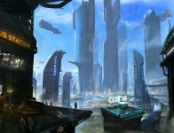 Star Citizen concept art | 미래도시, 배경, 인스타그램