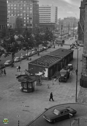 1968. Coolsingel | Postkantoor, Rotterdam, Kiosk
