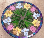 Pin de NalDa7960 em 하와이안 퀼트-모티브 | Artesanato em mosaico, Arte em mosaico, Mosaicos