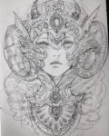 by Meeda Mohsin | 색연필 스케치, 스케치, 멋진 예술