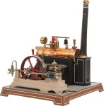 GERMAN LIVE STEAM MODEL POWER PLANT TOY BY DOLL 17 x 14-1/2 x 14-1/2 inches (43.2 x 36.8 x 36.8 cm) Well engineered and restored... 