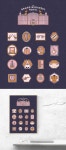 The Grand Budapest Hotel Icon Series on Behance(이미지 포함) | 팬시, 일러스트레이션, 그래픽 디자인